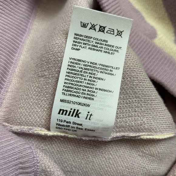 Cow print knit skirt - Picture 3 of 6